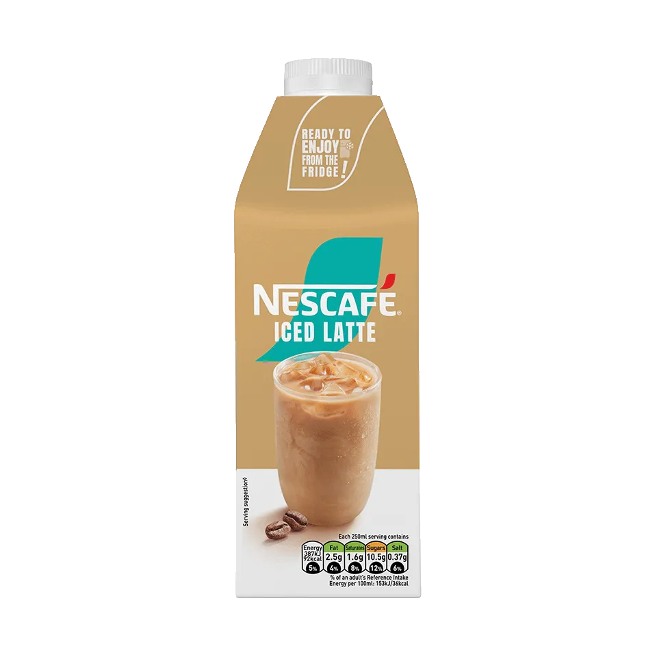 Latteページ NESCAFÉ® Multiserve Iced Coffee Latte | NESCAFÉ UK & IE